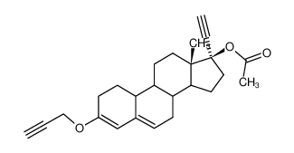 3-Propargyloxy-17α-ethinyl-17β-acetoxy-19-norandrosta-3,5-dien CAS:19457-42-2 manufacturer & supplier