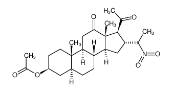 3β-Acetoxy-16α-(1-nitro-aethyl)-5α-pregnan-12,20-dion CAS:19459-64-4 manufacturer & supplier