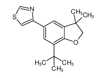 4-(7-(tert-butyl)-3,3-dimethyl-2,3-dihydrobenzofuran-5-yl)thiazole CAS:194592-45-5 manufacturer & supplier