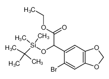 (6-Bromo-benzo[1,3]dioxol-5-yl)-(tert-butyl-dimethyl-silanyloxy)-acetic acid ethyl ester CAS:194594-33-7 manufacturer & supplier