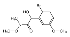 2-(2-Bromo-5-methoxy-phenyl)-2-hydroxy-N-methoxy-N-methyl-acetamide CAS:194594-47-3 manufacturer & supplier