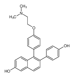 5-(4-(2-(dimethylamino)ethoxy)phenyl)-6-(4-hydroxyphenyl)naphthalen-2-ol CAS:194594-56-4 manufacturer & supplier