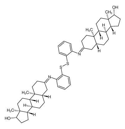 Bis-(o-(17β-hydroxy-5α-androstanyliden-(3)-amino)-phenyl)-disulfid CAS:19460-16-3 manufacturer & supplier