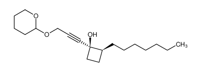 rel-(1R,2S)-2-heptyl-1-(3-((tetrahydro-2H-pyran-2-yl)oxy)prop-1-yn-1-yl)cyclobutan-1-ol CAS:194600-55-0 manufacturer & supplier