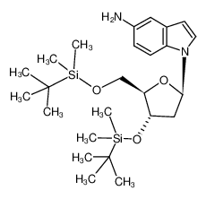 1-[(2R,4S,5R)-4-(tert-Butyl-dimethyl-silanyloxy)-5-(tert-butyl-dimethyl-silanyloxymethyl)-tetrahydro-furan-2-yl]-1H-indol-5-ylamine CAS:194600-89-0 manufacturer & supplier