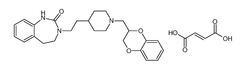 3-(2-(1-((2,3-dihydrobenzo[b][1,4]dioxin-2-yl)methyl)piperidin-4-yl)ethyl)-1,3,4,5-tetrahydro-2H-benzo[d][1,3]diazepin-2-one fumarate CAS:194612-14-1 manufacturer & supplier