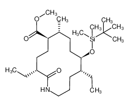 (3R,6R,7R,10R,11R)-10-(tert-Butyl-dimethyl-silanyloxy)-3,11-diethyl-7-methyl-2-oxo-azacyclotetradecane-6-carboxylic acid methyl ester CAS:194654-05-2 manufacturer & supplier