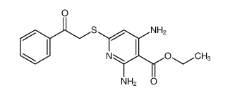 ethyl 2,4-diamino-6-((2-oxo-2-phenylethyl)thio)nicotinate CAS:194665-47-9 manufacturer & supplier