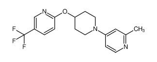 2-methyl-4-(4-((5-(trifluoromethyl)pyridin-2-yl)oxy)piperidin-1-yl)pyridine CAS:194667-51-1 manufacturer & supplier