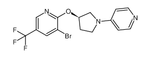 (R)-3-bromo-2-((1-(pyridin-4-yl)pyrrolidin-3-yl)oxy)-5-(trifluoromethyl)pyridine CAS:194668-08-1 manufacturer & supplier