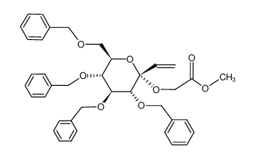 ((2S,3R,4S,5R,6R)-3,4,5-Tris-benzyloxy-6-benzyloxymethyl-2-vinyl-tetrahydro-pyran-2-yloxy)-acetic acid methyl ester CAS:194668-79-6 manufacturer & supplier