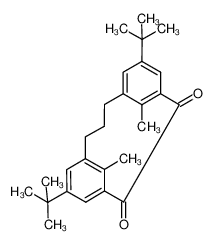 6,14-Di-tert-butyl-16,17-dimethyl-tricyclo[10.3.1.14,8]heptadeca-1(15),4(17),5,7,12(16),13-hexaene-2,3-dione CAS:194669-96-0 manufacturer & supplier