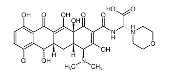 (7-chloro-4-dimethylamino-3,6,10,12,12a-pentahydroxy-1,11-dioxo-1,4,4a,5,5a,6,11,12a-octahydro-naphthacene-2-carbonylamino)-morpholin-4-yl-acetic acid CAS:19468-64-5 manufacturer & supplier