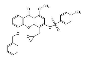 5-(benzyloxy)-1-methoxy-4-(oxiran-2-ylmethyl)-9-oxo-9H-xanthen-3-yl 4-methylbenzenesulfonate CAS:194712-41-9 manufacturer & supplier