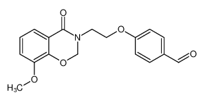 4-(2-(8-methoxy-4-oxo-2H-benzo[e][1,3]oxazin-3(4H)-yl)ethoxy)benzaldehyde CAS:194713-65-0 manufacturer & supplier