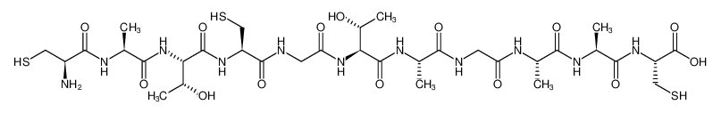 L-Cysteine,L-cysteinyl-L-alanyl-L-threonyl-L-cysteinylglycyl-L-threonyl-L-alanylglycyl-L-alanyl-L-alanyl- CAS:194715-58-7 manufacturer & supplier