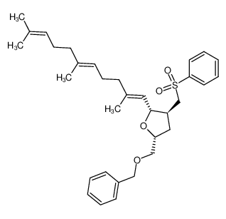 (2R,3S,5R)-3-Benzenesulfonylmethyl-5-benzyloxymethyl-2-((1E,5E)-2,6,10-trimethyl-undeca-1,5,9-trienyl)-tetrahydro-furan CAS:194720-04-2 manufacturer & supplier