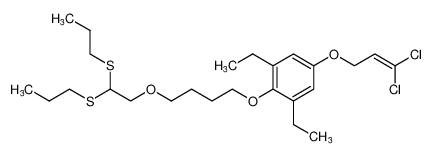 (2-(4-(4-((3,3-dichloroallyl)oxy)-2,6-diethylphenoxy)butoxy)ethane-1,1-diyl)bis(propylsulfane) CAS:194722-44-6 manufacturer & supplier