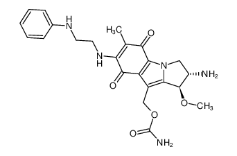 ((1R,2S)-2-amino-1-methoxy-6-methyl-5,8-dioxo-7-((2-(phenylamino)ethyl)amino)-2,3,5,8-tetrahydro-1H-pyrrolo[1,2-a]indol-9-yl)methyl carbamate CAS:194725-98-9 manufacturer & supplier