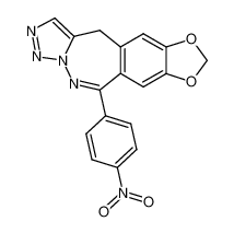 10-(4-nitrophenyl)-4H-[1,3]dioxolo[4',5':4,5]benzo[1,2-e][1,2,3]triazolo[1,5-b][1,2]diazepine CAS:194729-03-8 manufacturer & supplier