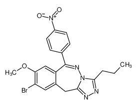 9-bromo-8-methoxy-6-(4-nitrophenyl)-3-propyl-11H-benzo[e][1,2,4]triazolo[4,3-b][1,2]diazepine CAS:194729-32-3 manufacturer & supplier