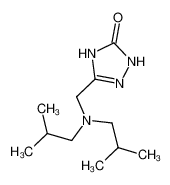 5-(diisobutylamino-methyl)-2,4-dihydro-[1,2,4]triazol-3-one CAS:19473-81-5 manufacturer & supplier