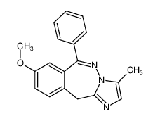 8-methoxy-3-methyl-6-phenyl-11H-imidazo[1,2-c][2,3]benzodiazepine CAS:194730-04-6 manufacturer & supplier