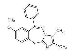 2,3-dimethyl-8-methoxy-6-phenyl-11H-imidazo[1,2-c][2,3]benzodiazepine CAS:194730-27-3 manufacturer & supplier