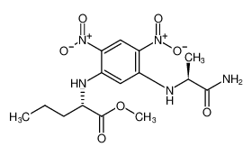 methyl (S)-2-((5-(((S)-1-amino-1-oxopropan-2-yl)amino)-2,4-dinitrophenyl)amino)pentanoate CAS:194736-89-5 manufacturer & supplier