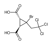 3-Brom-3-(2.2.2-trichlorethyl)-cyclopropan-trans-1.2-dicarbonsaeure CAS:19474-66-9 manufacturer & supplier