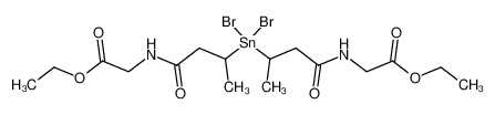 diethyl 2,2'-((3,3'-(dibromostannanediyl)bis(butanoyl))bis(azanediyl))diacetate CAS:19476-46-1 manufacturer & supplier