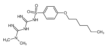 N-[(N',N'-Dimethyl-guanidino)-imino-methyl]-4-hexyloxy-benzenesulfonamide CAS:19476-97-2 manufacturer & supplier