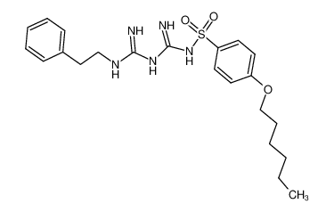 4-Hexyloxy-N-[imino-(N'-phenethyl-guanidino)-methyl]-benzenesulfonamide CAS:19477-10-2 manufacturer & supplier