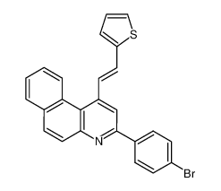 3-(4-bromo-phenyl)-1-(2-thiophen-2-yl-vinyl)-benzo[f]quinoline CAS:19477-49-7 manufacturer & supplier