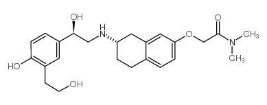 2-[[(7S)-7-[[(2R)-2-hydroxy-2-[4-hydroxy-3-(2-hydroxyethyl)phenyl]ethyl]amino]-5,6,7,8-tetrahydronaphthalen-2-yl]oxy]-N,N-dimethylacetamide CAS:194785-19-8 manufacturer & supplier