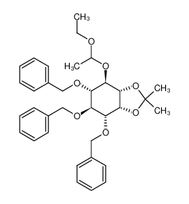 (3aR,4R,5S,6S,7R,7aS)-4,5,6-Tris-benzyloxy-7-(1-ethoxy-ethoxy)-2,2-dimethyl-hexahydro-benzo[1,3]dioxole CAS:194786-39-5 manufacturer & supplier