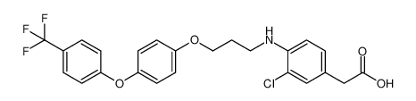 2-(3-chloro-4-((3-(4-(4-(trifluoromethyl)phenoxy)phenoxy)propyl)amino)phenyl)acetic acid CAS:194792-20-6 manufacturer & supplier