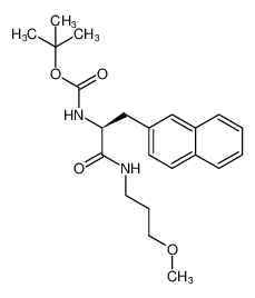 tert-butyl (S)-(1-((3-methoxypropyl)amino)-3-(naphthalen-2-yl)-1-oxopropan-2-yl)carbamate CAS:194800-10-7 manufacturer & supplier