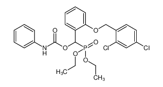 (2-((2,4-dichlorobenzyl)oxy)phenyl)(diethoxyphosphoryl)methyl phenylcarbamate CAS:194802-83-0 manufacturer & supplier