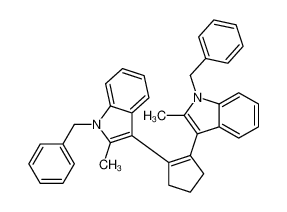 1-benzyl-3-[2-(1-benzyl-2-methylindol-3-yl)cyclopenten-1-yl]-2-methylindole CAS:194802-98-7 manufacturer & supplier