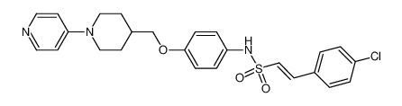 4-chloro-N-{4-[1-(4-pyridyl)piperidin-4-ylmethoxy]phenyl}-(E)-styrylsulphonamide CAS:194853-13-9 manufacturer & supplier