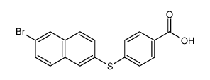 4-(6-bromonaphth-2-ylthio)benzoic acid CAS:194853-70-8 manufacturer & supplier