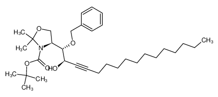 (S)-4-((1S,2R)-1-Benzyloxy-2-hydroxy-hexadec-3-ynyl)-2,2-dimethyl-oxazolidine-3-carboxylic acid tert-butyl ester CAS:194861-77-3 manufacturer & supplier