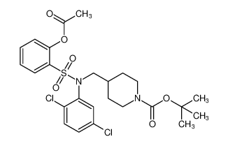 tert-butyl 4-(((2-acetoxy-N-(2,5-dichlorophenyl)phenyl)sulfonamido)methyl)piperidine-1-carboxylate CAS:194872-95-2 manufacturer & supplier