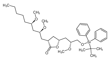 (3R,5R)-5-{(2R)-3-[(tert-butyldiphenylsilyl)oxy]-2-methoxypropyl}-3-((2S,4R)-2,4-dimethoxynonyl)-4,5-dihydro-2(3H)-furanone CAS:194876-00-1 manufacturer & supplier