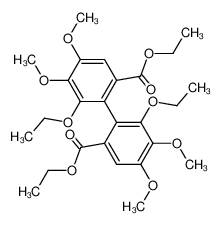 4,5,4',5'-Tetramethoxy-6,6'-diethoxy-diphensaeure-diethylester CAS:19491-01-1 manufacturer & supplier