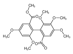 2-Nitro-4,5,6,4',6'-pentamethoxydiphenyl-2'-carbonsaeuremethylester CAS:19491-13-5 manufacturer & supplier