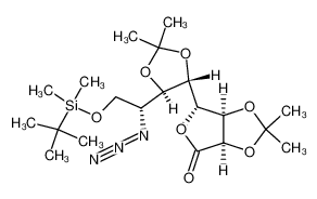 (3aR,6R,6aR)-6-{(4S,5R)-5-[(R)-1-Azido-2-(tert-butyl-dimethyl-silanyloxy)-ethyl]-2,2-dimethyl-[1,3]dioxolan-4-yl}-2,2-dimethyl-dihydro-furo[3,4-d][1,3]dioxol-4-one CAS:194918-19-9 manufacturer & supplier