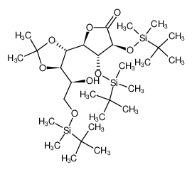 (3S,4R,5R)-3,4-Bis-(tert-butyl-dimethyl-silanyloxy)-5-{(4S,5R)-5-[(S)-2-(tert-butyl-dimethyl-silanyloxy)-1-hydroxy-ethyl]-2,2-dimethyl-[1,3]dioxolan-4-yl}-dihydro-furan-2-one CAS:194918-27-9 manufacturer & supplier