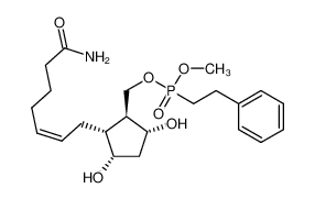 ((1S,2R,3S,5R)-2-((Z)-7-amino-7-oxohept-2-en-1-yl)-3,5-dihydroxycyclopentyl)methyl methyl phenethylphosphonate CAS:194919-57-8 manufacturer & supplier